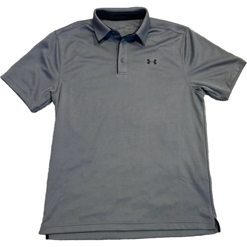Men’s Under Armour Tech Polo - Medium - Graphite - Business Casual Golf